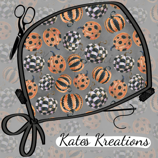 Pumpkin Dots Grey