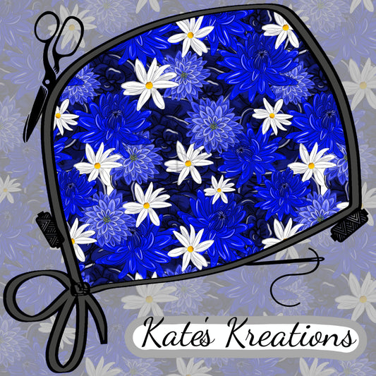 Royal Blue Floral