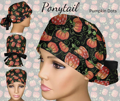 Pumpkin Dots Black