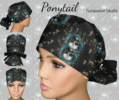 Turquoise Skulls