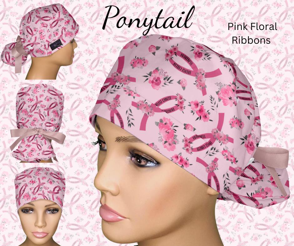 Pink Floral Ribbon