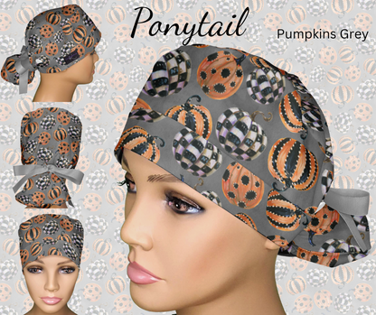 Pumpkin Dots Grey