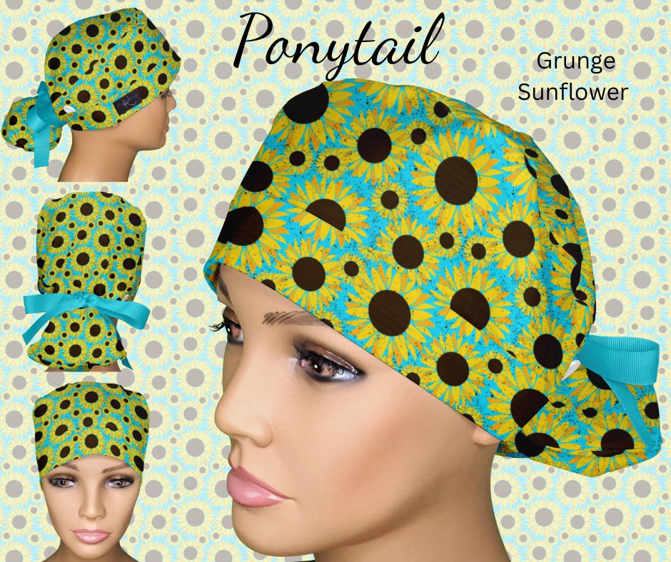Grunge Sunflowers