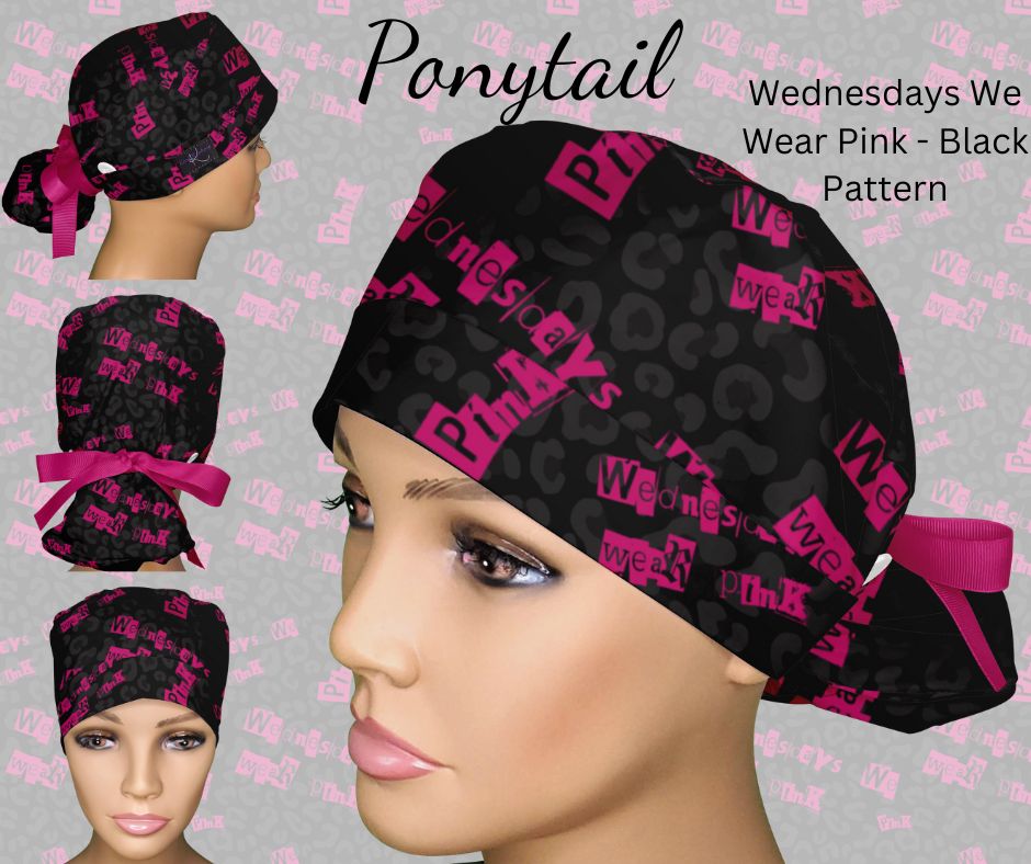 Wednesdays We Wear Pink (black leopard pattern)