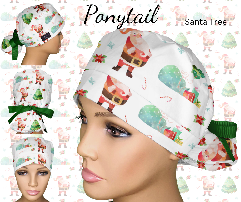 Santa And Tree