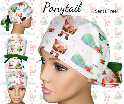Santa And Tree
