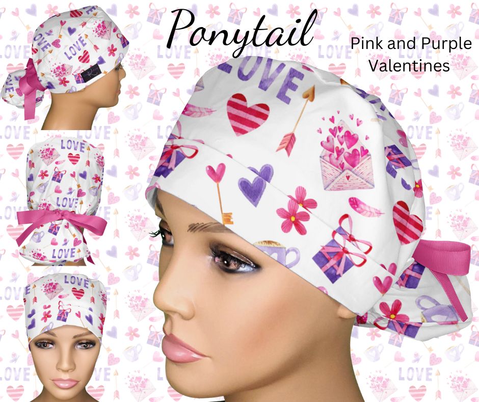 Pink And Purple Valentines