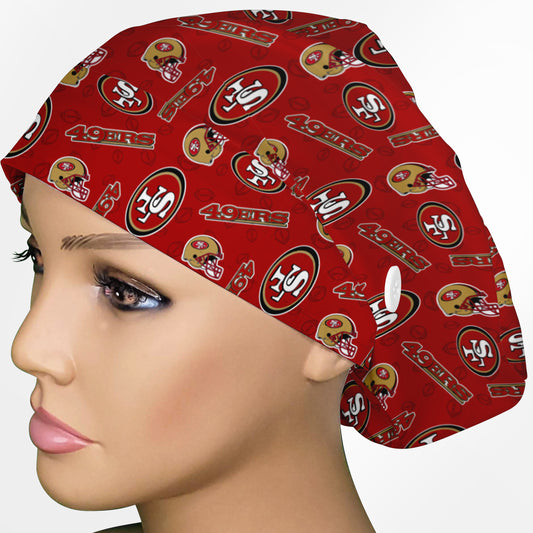 49ners Logo Euro Scrub Cap