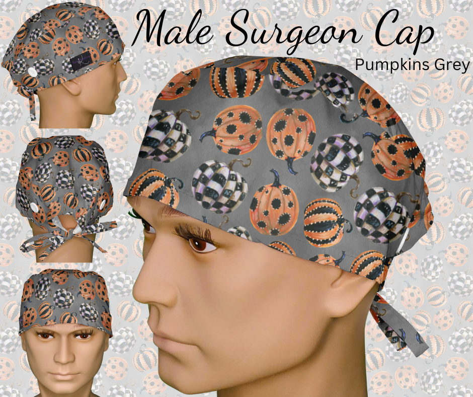 Pumpkin Dots Grey