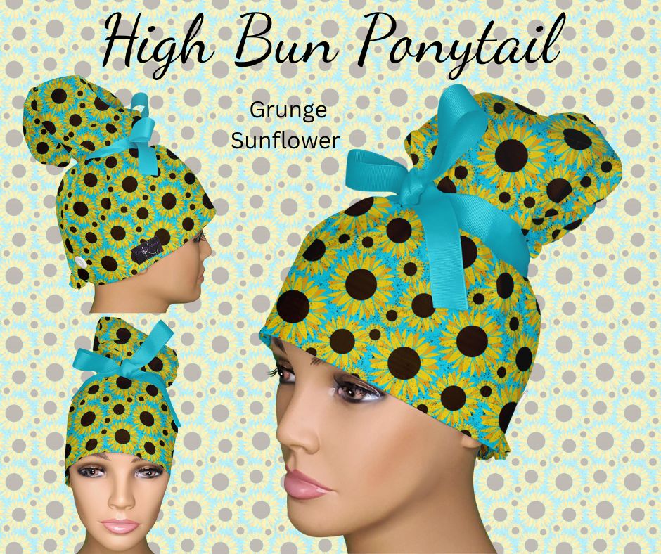 Grunge Sunflowers