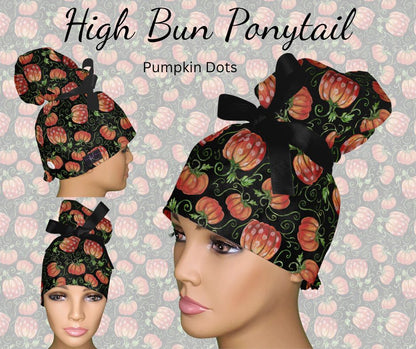 Pumpkin Dots Black