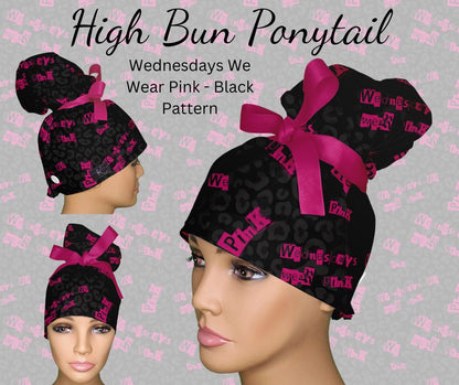 Wednesdays We Wear Pink (black leopard pattern)