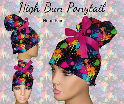 Neon Paint Splatter