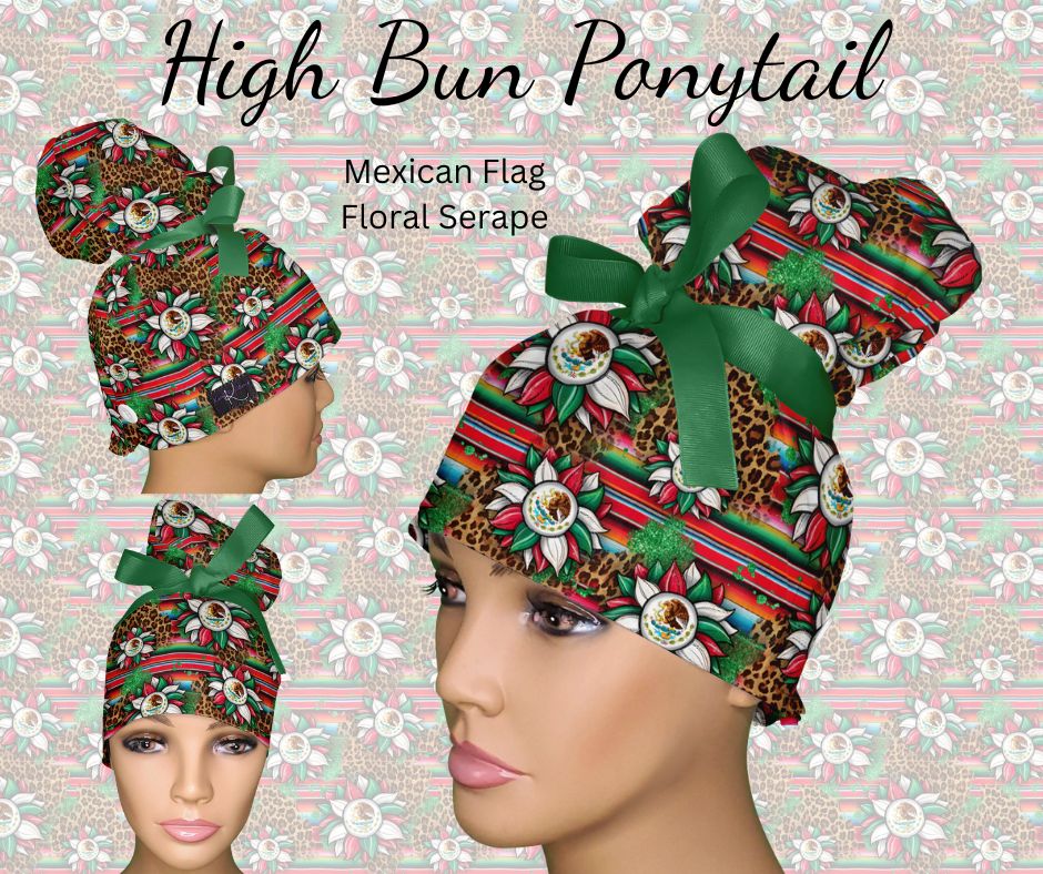 Mexican Floral Serape Flag