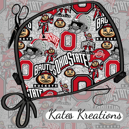 Ohio State University Ponytail Scrub Cap