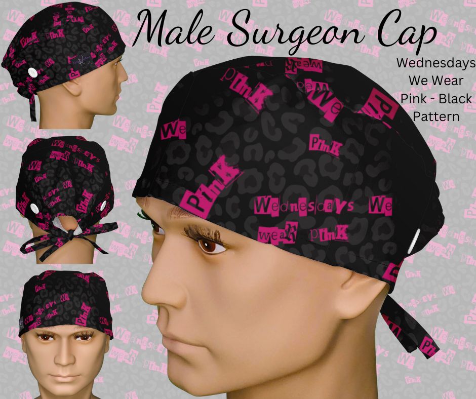 Wednesdays We Wear Pink (black leopard pattern)