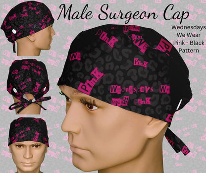 Wednesdays We Wear Pink (black leopard pattern)