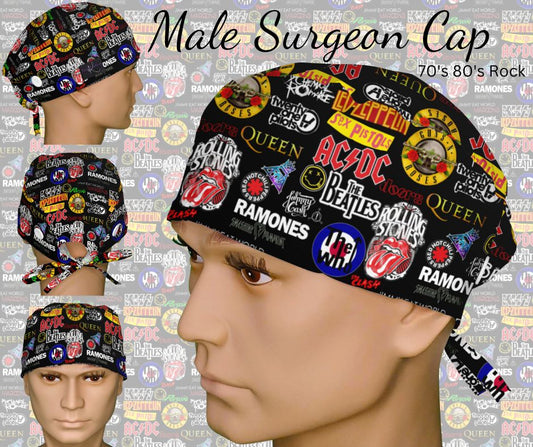 70's 80's Rock Surgeon Scrub Cap