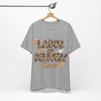 Unisex Jersey Short Sleeve Tee- Fall Labor And Delivery Tech