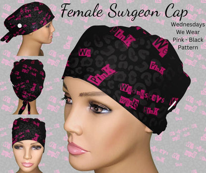 Wednesdays We Wear Pink (black leopard pattern)