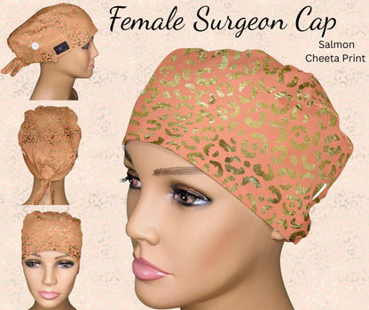 Salmon Cheeta Print