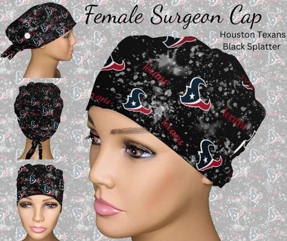 Houston Texans Black Splatter