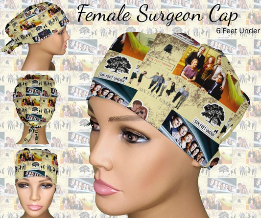 6 Feet Under Low-Tie Surgeon Cap
