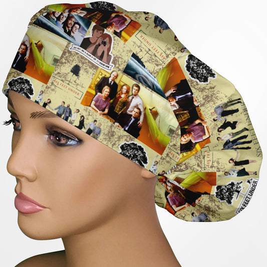 6 Feet Under Bouffant Scrub Cap