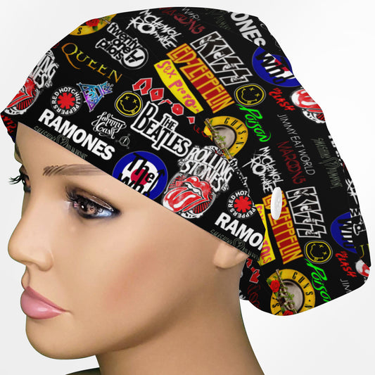 70's 80's Rock Euro Scrub Cap