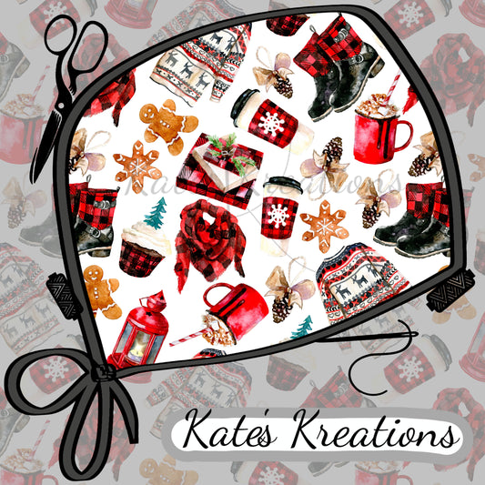 Buffalo Plaid (White)