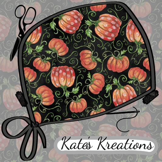 Pumpkin Dots Black