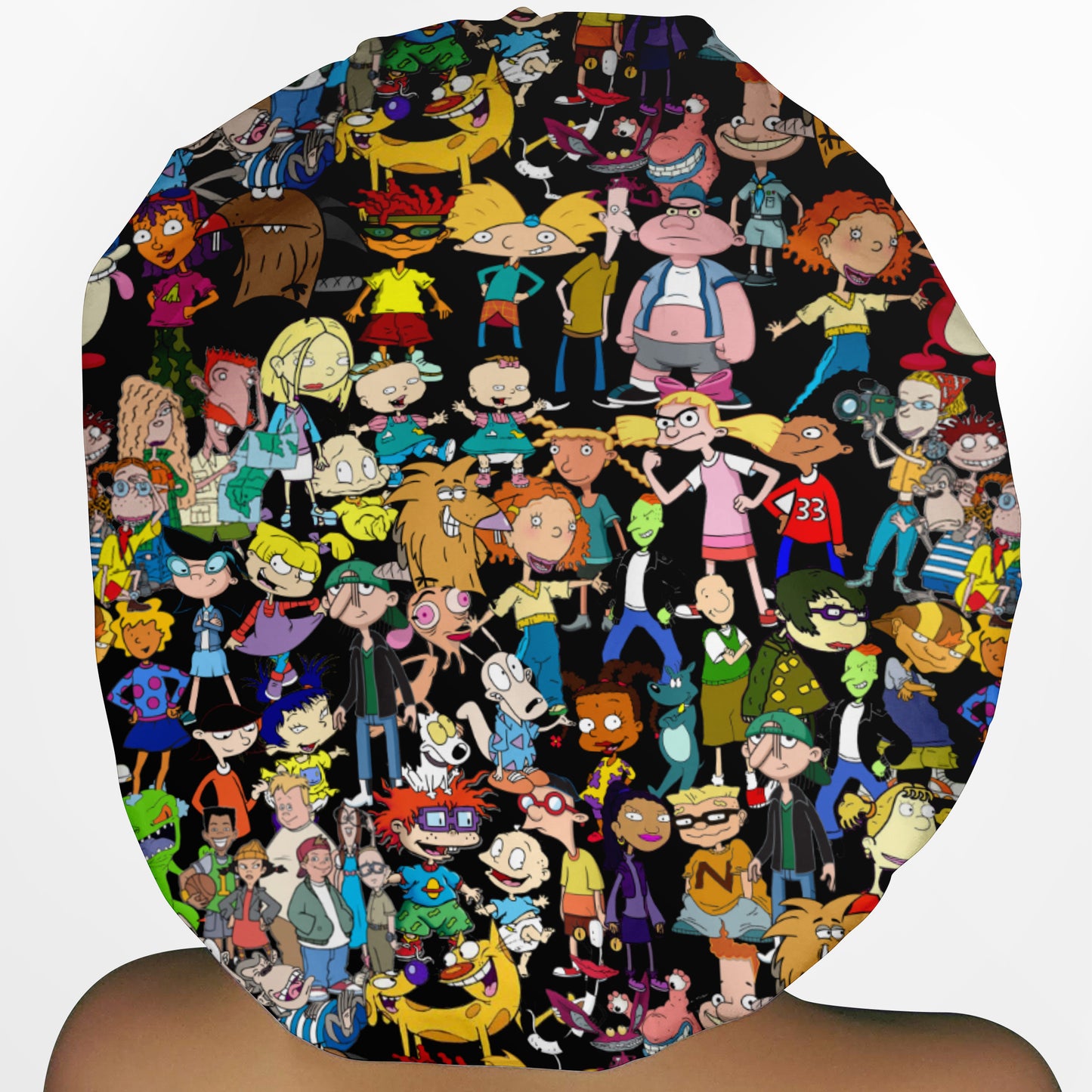 90's Cartoons Bouffant Scrub Caps