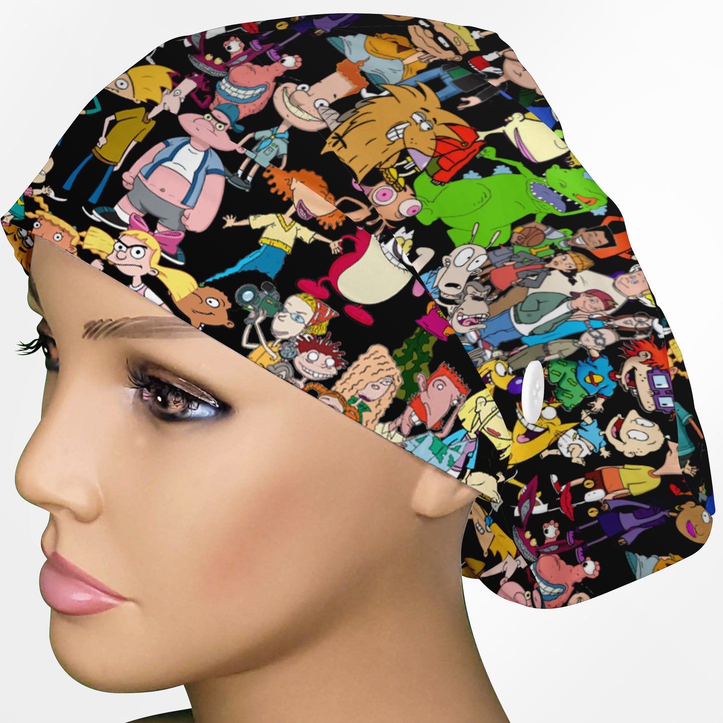 90's Cartoons Euro Scrub Cap