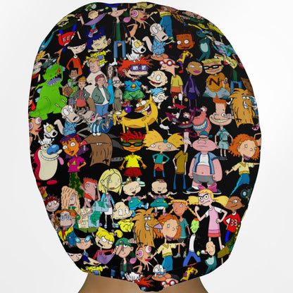 90's Cartoons Euro Scrub Cap