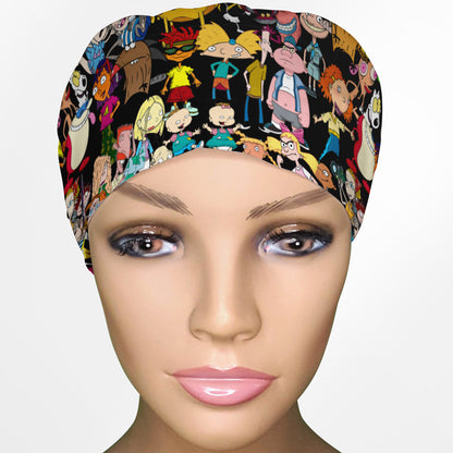 90's Cartoons Euro Scrub Cap