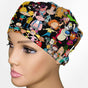 90's Cartoons Low-Tie Scrub Cap