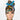 90's Cartoons High Bun Ponytail Scrub Cap