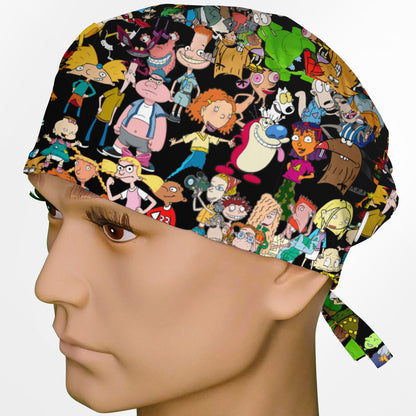 90's Cartoons Surgeon Scrub Cap