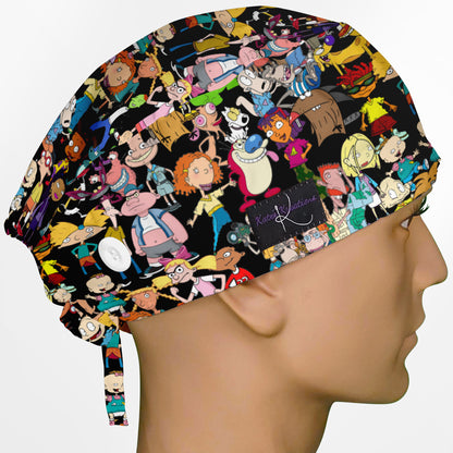 90's Cartoons Surgeon Scrub Cap