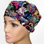 90's Neon Low-Tie Scrub Cap