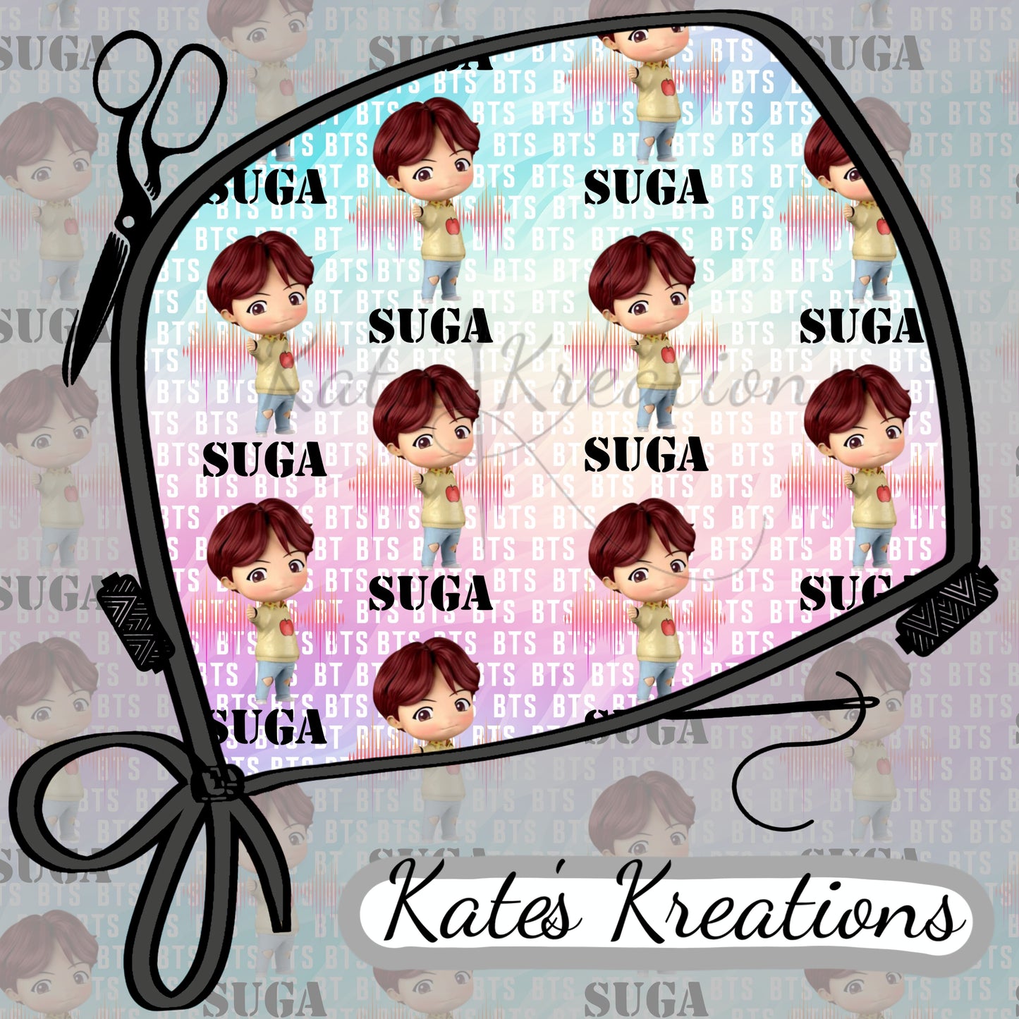 BTS Suga Bouffant Scrub Cap