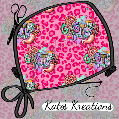 Gastro Crew - Pink animal print Euro Scrub Cap