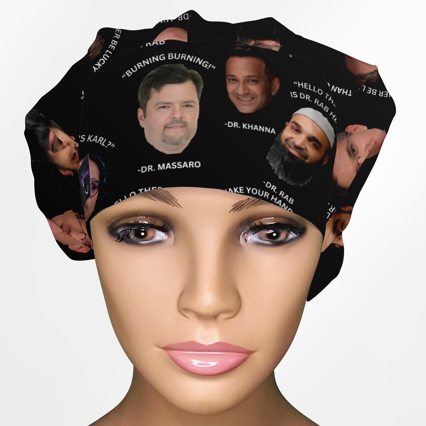 Custom Miriam Bouffant Scrub Cap