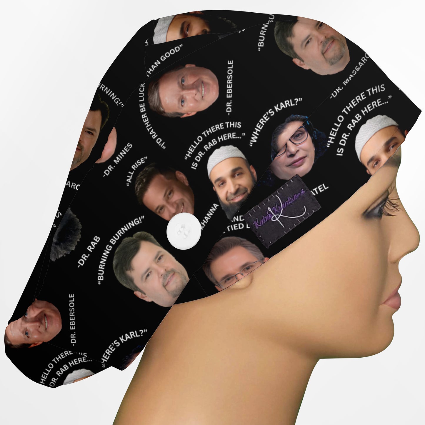 Custom Miriam Euro Scrub Cap