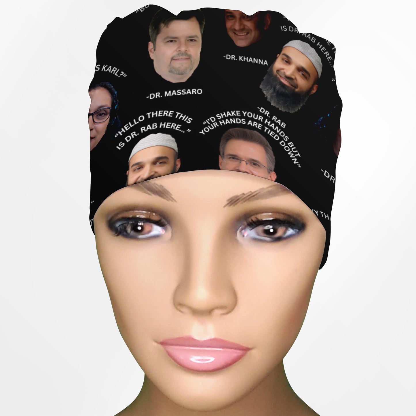 Custom Miriam Low-Tie Surgeon Scrub Cap