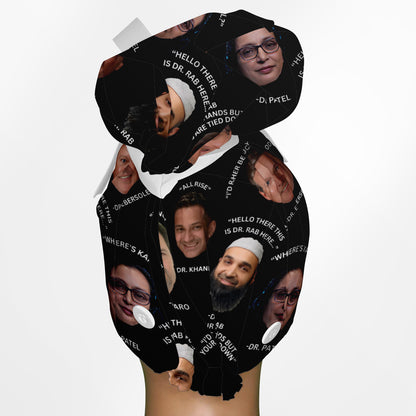 Custom Miriam High Bun Ponytail Scrub Cap