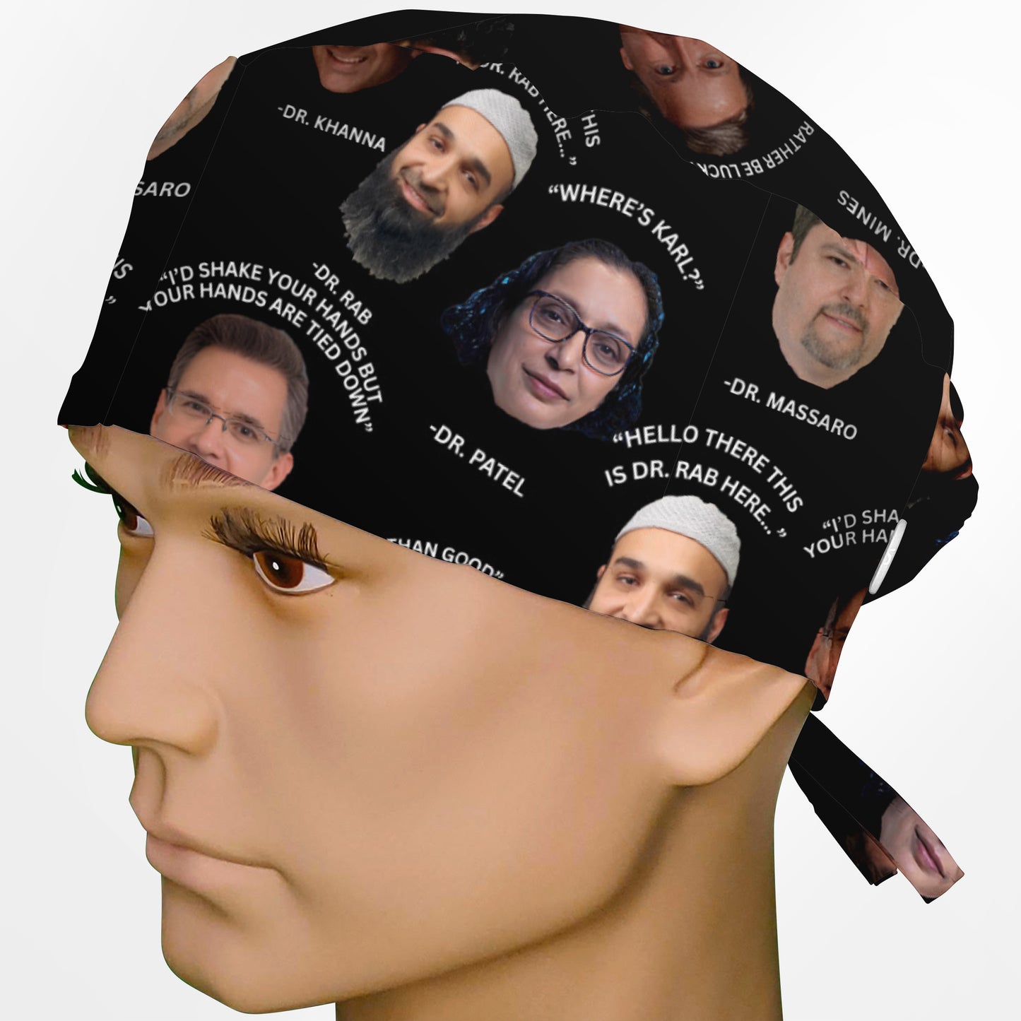 Custom Miriam Surgeon Scrub Cap