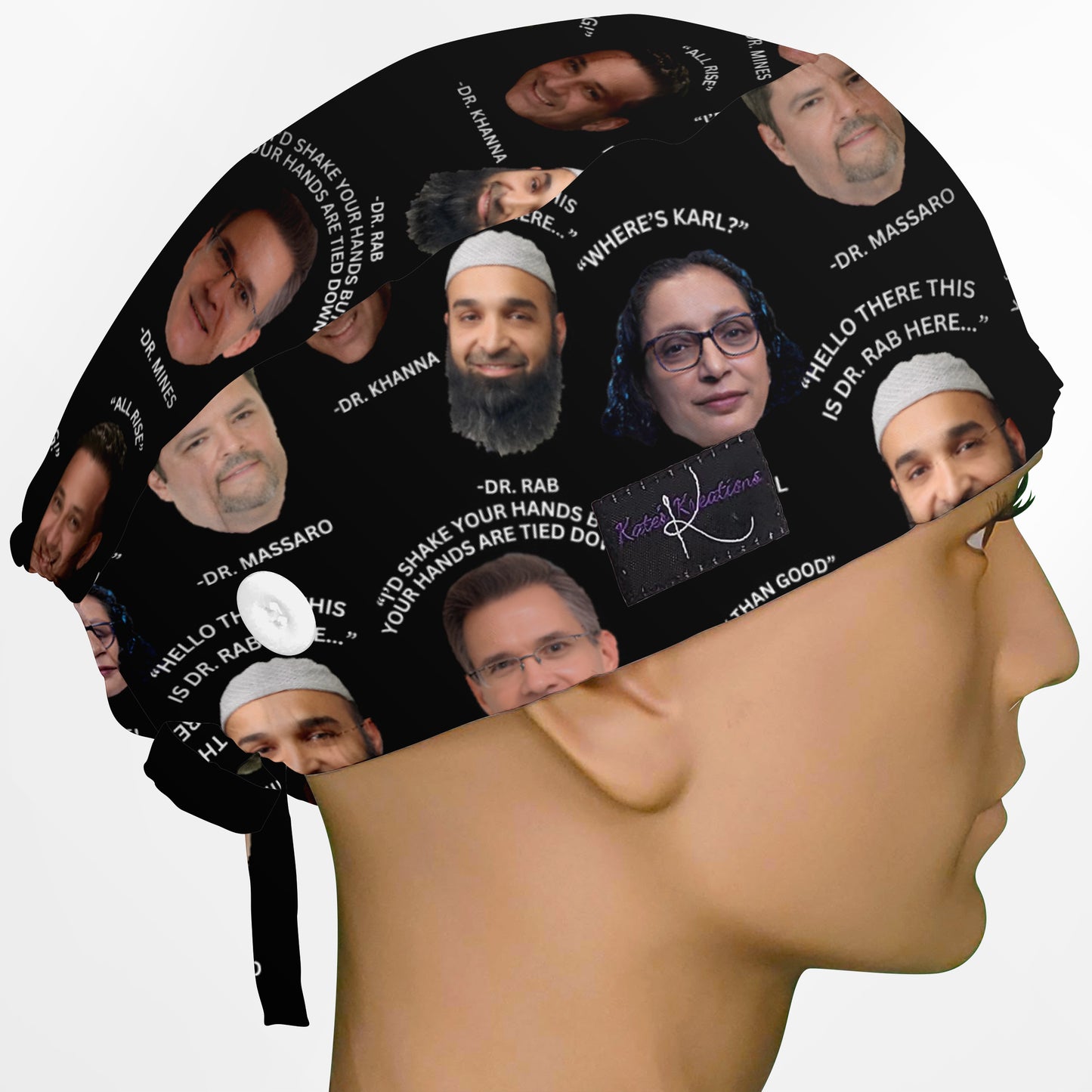 Custom Miriam Surgeon Scrub Cap