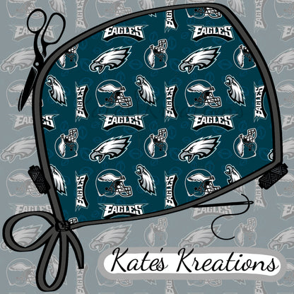Eagles Logo Ponytail Scrub Cap
