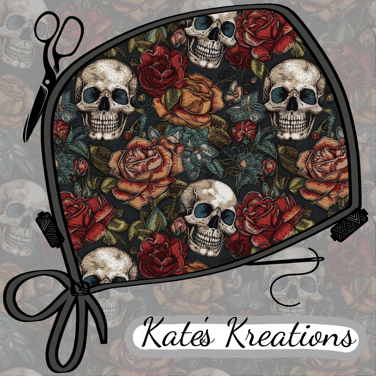 Embroidery Skulls